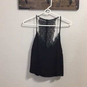 Black Lacy Tank